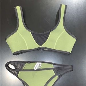hoaka swimwear, Ryu Khaki Set, worn once